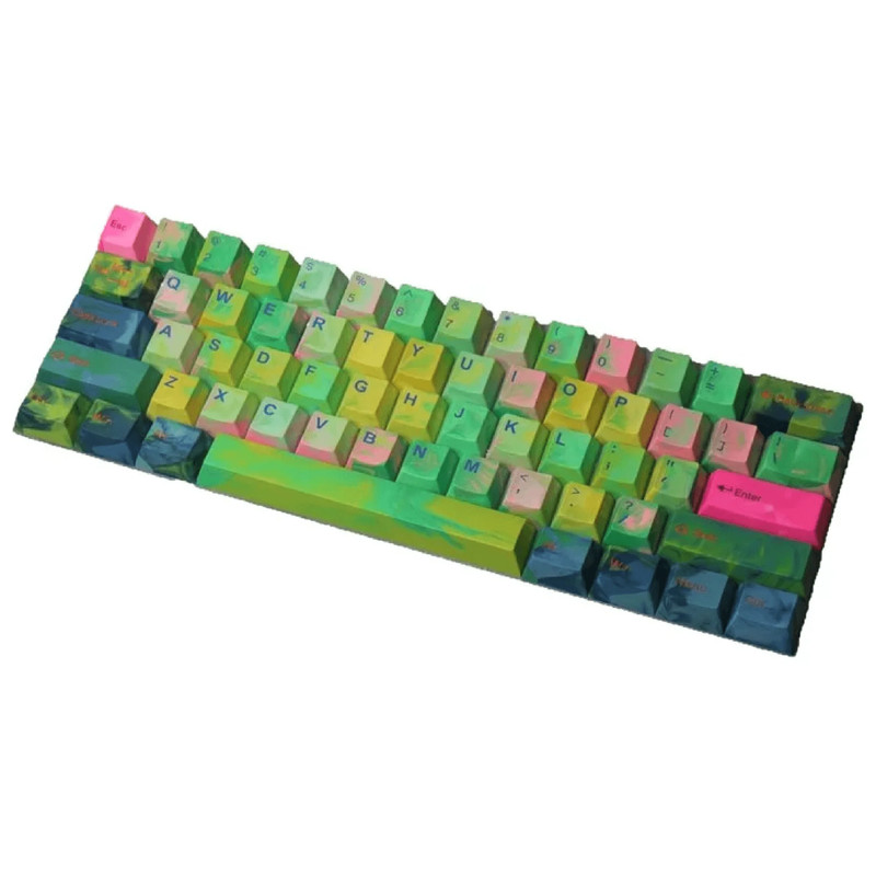Tai-Hao 121 Keys-Double Shot Keycap + 1 Keys Puller Avatar III - Pink - أكسسوار لوحة مفاتيح